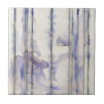 Violet Free Expression Watercolor Tile<br><div class="desc">This amazing free expression work by Jennifer Goldberger is a violet watercolor full of life. Black lines run vertically in the piece, and violet drops extend out from them like waves in a lake. A wonderful print that would go well on a number of Zazzle products. Order yours today!</div>