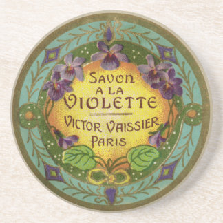 Violet French Perfume Sandstone Coaster