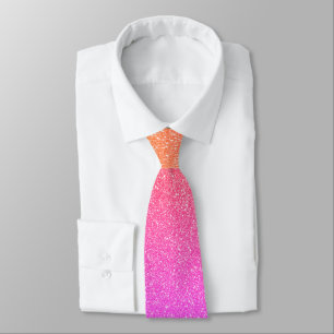 Violet glitter tie