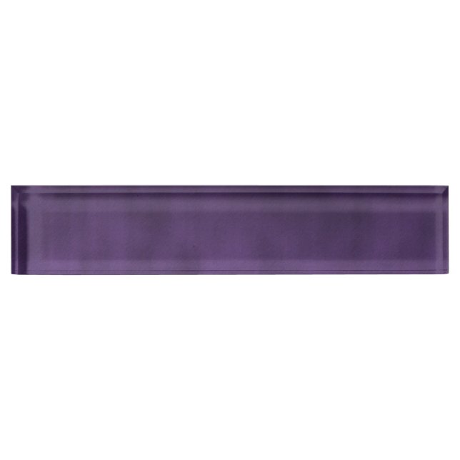Violet Gothic Ombre Background Art Nameplate (Front)