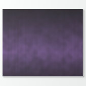 Violet Gothic Ombre Background Art Wrapping Paper (Flat)