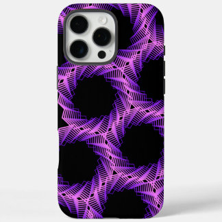 Violet Gridlock iPhone 16 Pro Max Case
