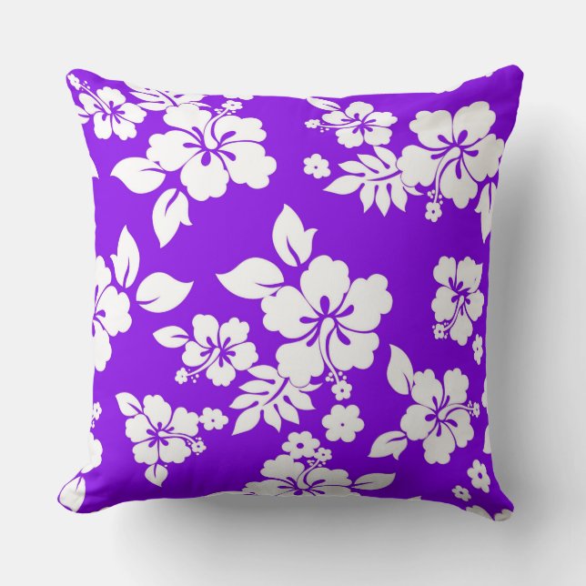 Violet Hawaiian Cushion (Front)