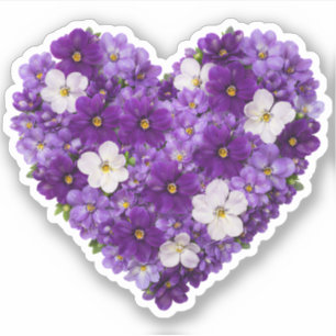 Violet Heart February Birth Flower