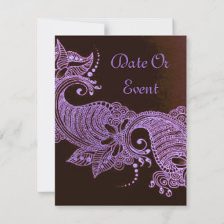 violet henna mehndi floral