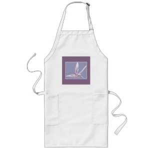 Violet Hummingbird Apron