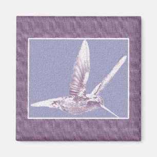 Violet Hummingbird Magnet