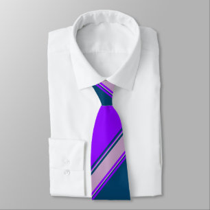Violet Indigo and Lilac Tie