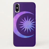 Violet Indigo Purple Moon & Sun Zen