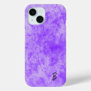 Violet Ink Mess Personalised Phone Case