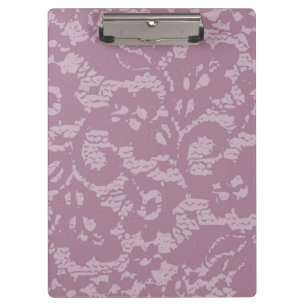 Violet lace clipboard