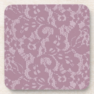 Violet lace coaster