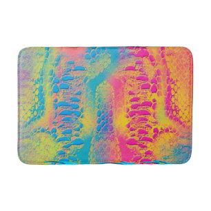 VIOLET LACE -  Digital - Fractal Art - Bath Mat