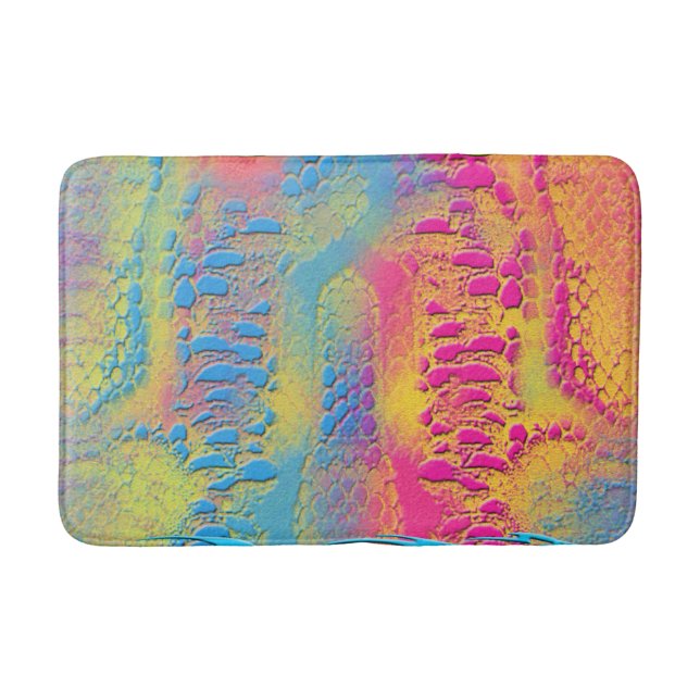 VIOLET LACE -  Digital - Fractal Art - Bath Mat (Front)