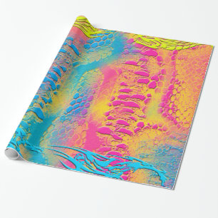 VIOLET LACE - Digital - Fractal Art - Wrapping Paper