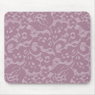 Violet lace mouse mat