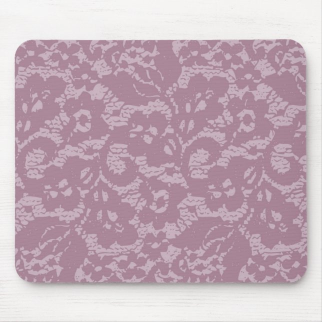 Violet lace mouse mat (Front)