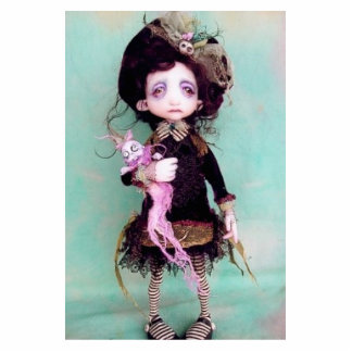 Violet Lark Standing Photo Sculpture