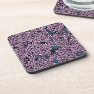 Violet Lilac garden Coaster