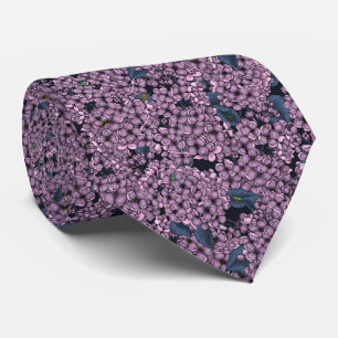 Violet Lilac garden Tie
