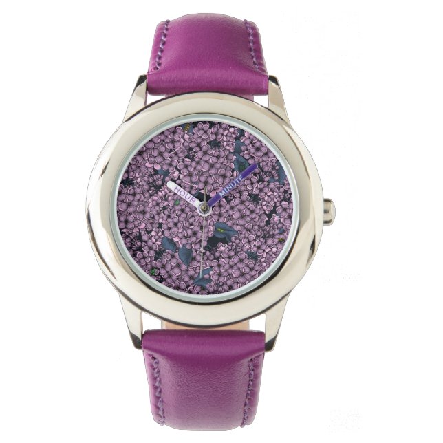 Violet Lilac garden Watch (Front)