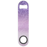 Violet Lilac Pastel Purple Triple Glitter Ombre