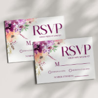 Violet Magenta Purple Elegant Wedding