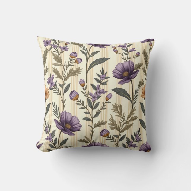 Violet Meadow Cushion (Front)