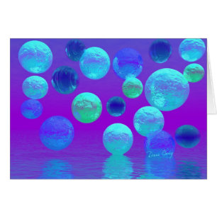 Violet Mist - Cyan and Purple Abstract Light