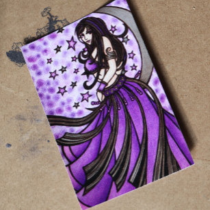 Violet Moon Goddess Belly Dancer  Poster