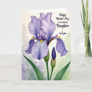 Violet Mothers Day Garden Card