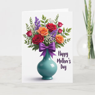 Violet Mothers Day Wish Card