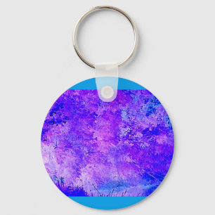 Violet Nature Key Ring