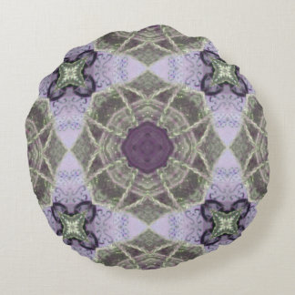 Violet Olive Round Cushion