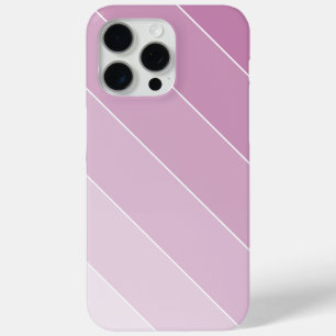Violet Ombré Stripes iPhone 15 Pro Max Case