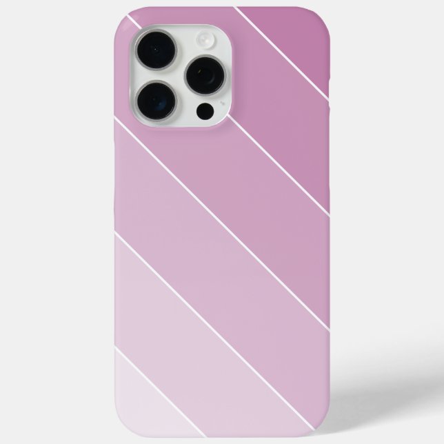 Violet Ombré Stripes Case-Mate iPhone Case (Back)