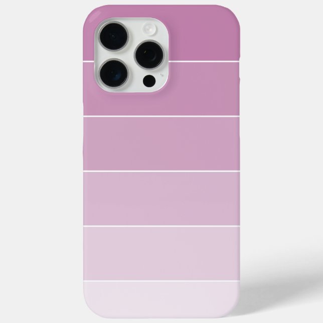 Violet Ombré Stripes Case-Mate iPhone Case (Back)