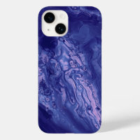 Violet Pink Acrylic Pouring Abstract Fluid Art