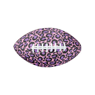 Violet Pink Cheetah Leopard Pattern Animal Lover American Football