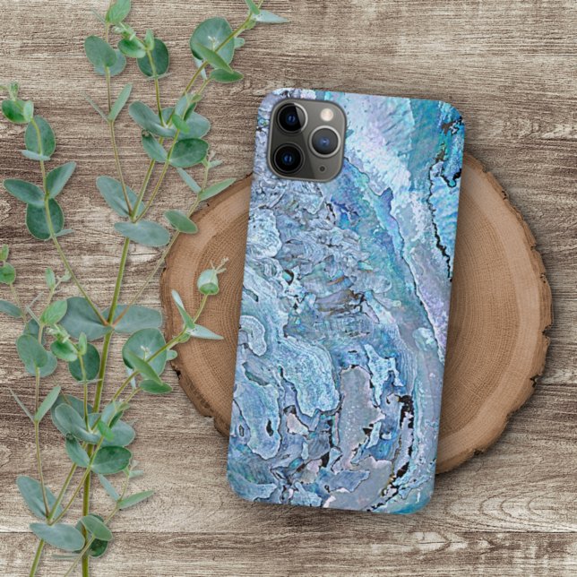 Violet Pink Turquoise Purple Abalone Shell Pattern Case-Mate iPhone Case (Creator Uploaded)