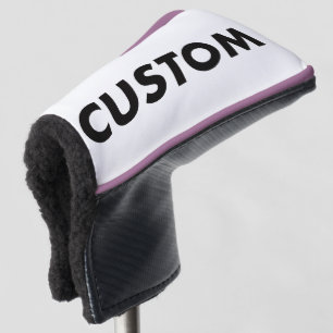 VIOLET Piping Custom Golf Putter Headcover Blank