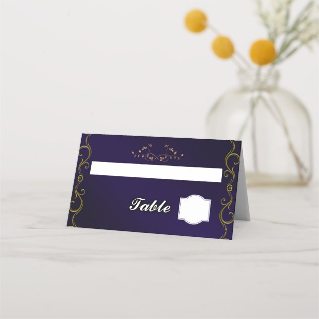 Violet Place Card (Front)