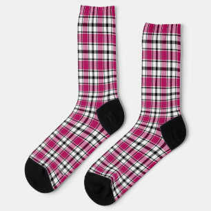 Violet Plaid Socks HAMbWG