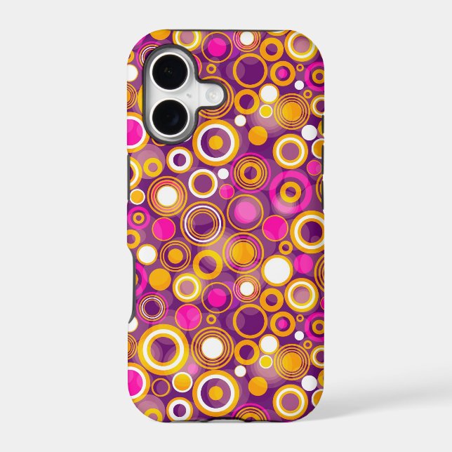 Violet Polka Dot Pattern (Back)
