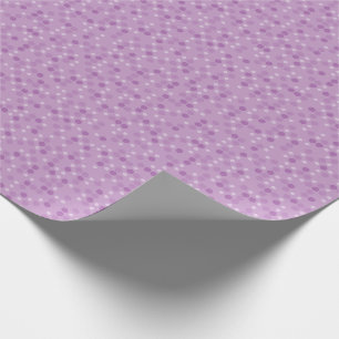 Violet Polka Dots Wrapping Paper
