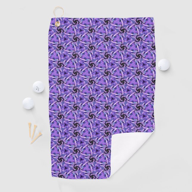 Violet Pulse Golf Towel (InSitu)
