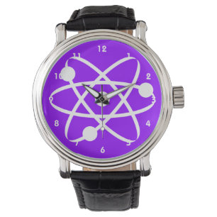Violet Purple Atom Watch