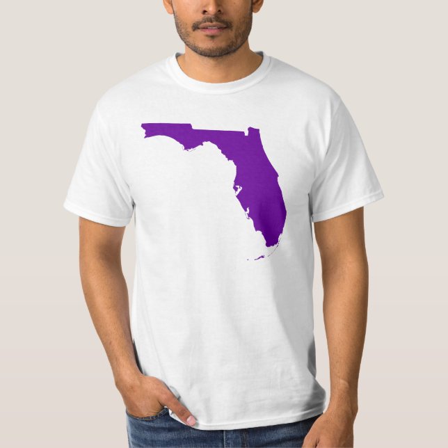 Violet Purple Florida T-Shirt (Front)