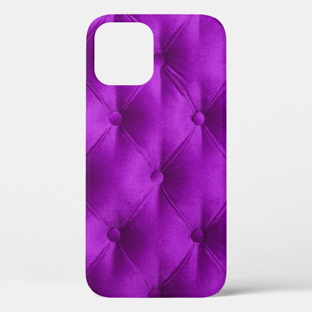 Violet purple velvet capitone textile background,  Case-Mate iPhone case (Back)