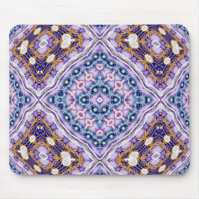 Violet Quilt Mouse Mat (Front)